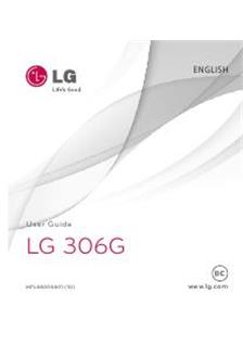 LG 306 G manual. Smartphone Instructions.